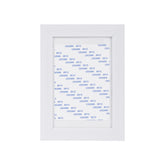 Sublimation Plastic Photo Panel With Aluminium Insert - 10" - White